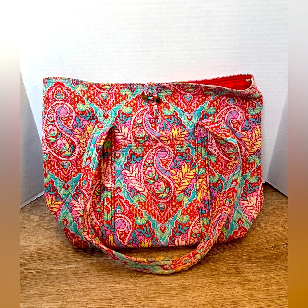 Vera Bradley Quilted Paisley Weekender Duffle Travel Bag